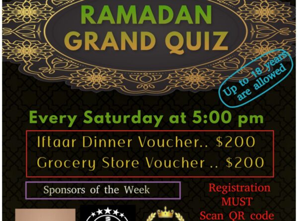 ICNA Calgary Ramadan Quiz for Kids